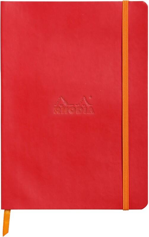 Rhodia Notizbuch DIN A5 Liniert Rot Nicht perforiert 160 Seiten 80 Blatt