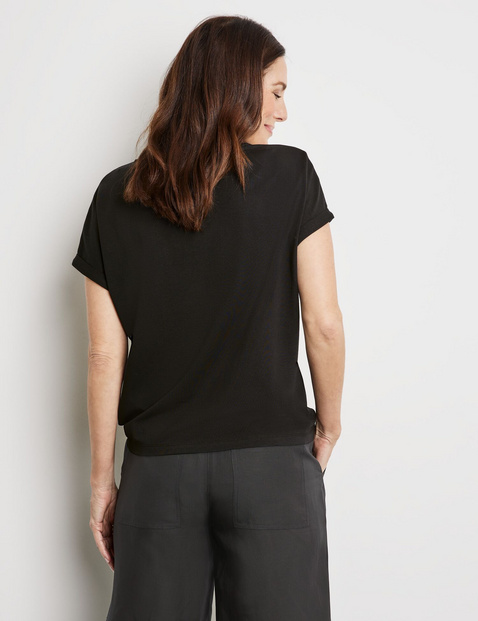 Blusenshirt mit Knotendetail