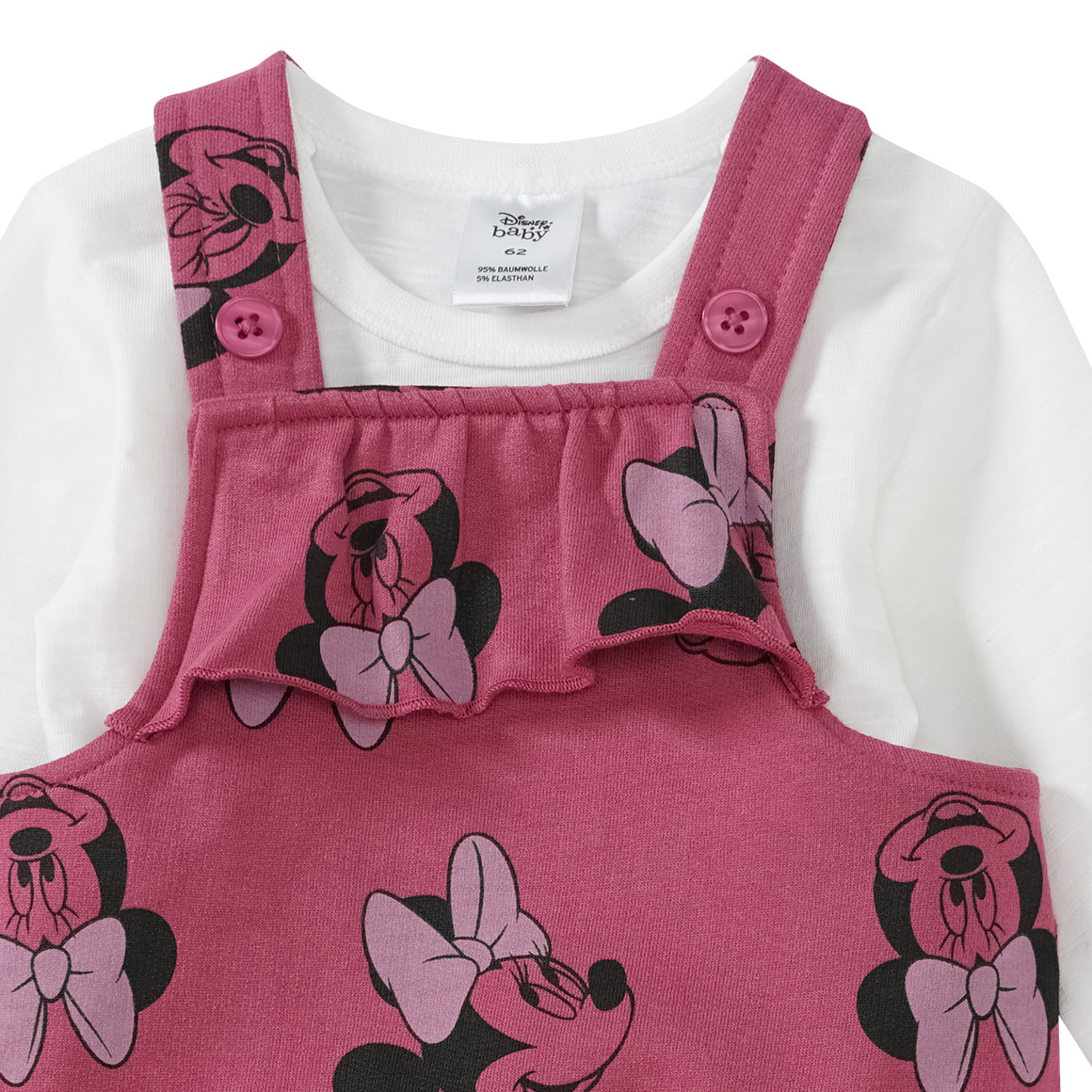 Minnie Maus Strampler und Langarmbody im Set