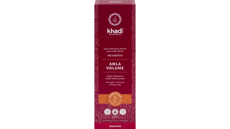 khadi Ayurvedic Elixir Shampoo Amla Volume 200 ml