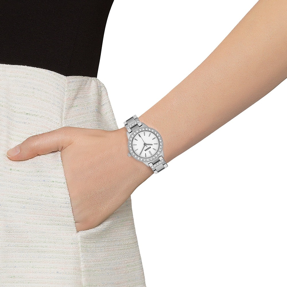 Fossil Montre pour femme Acier inoxydable Montre