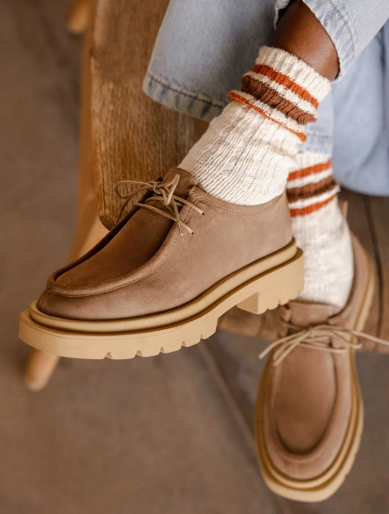 Noreen - Taupe Mohair