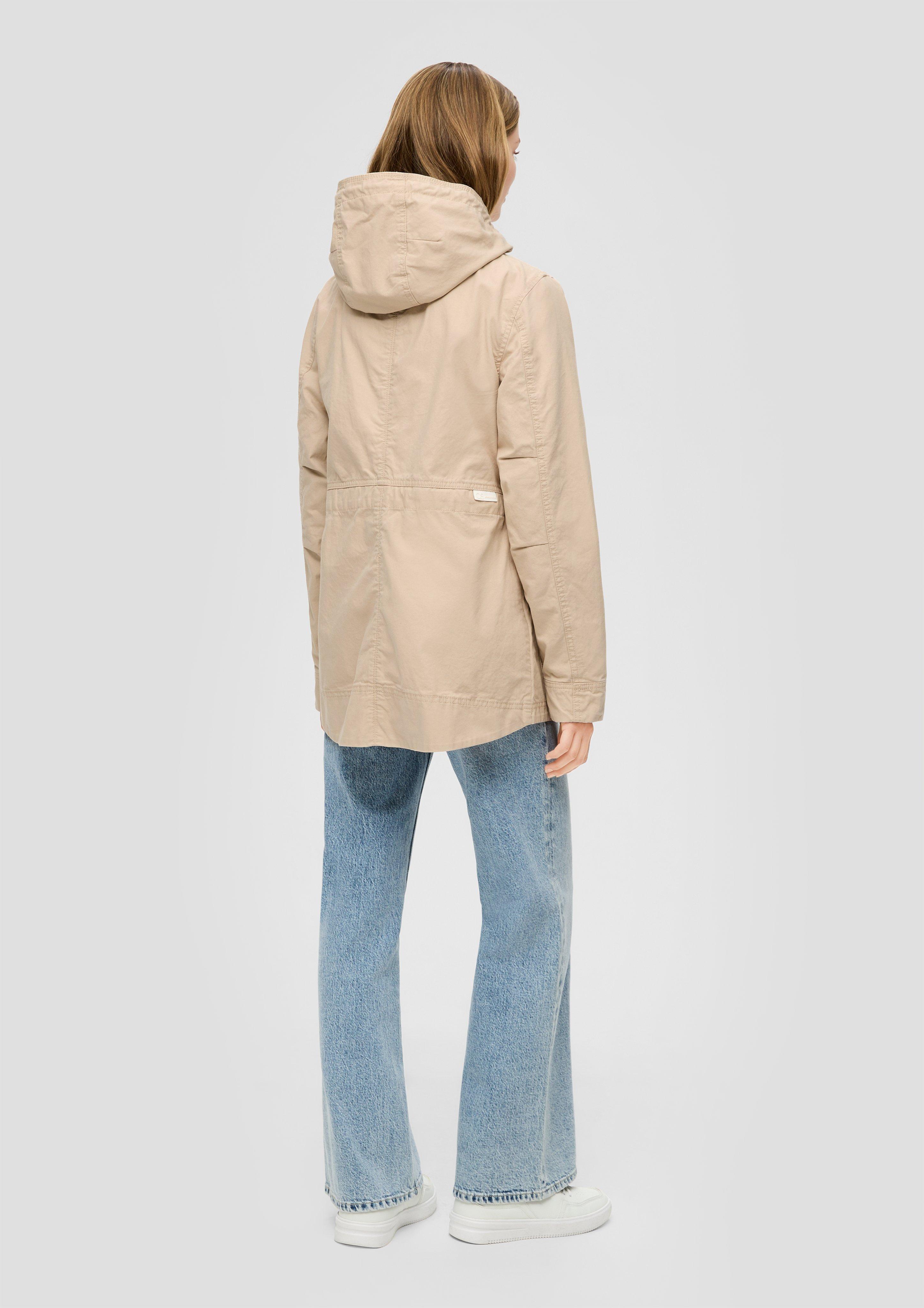 Kapuzenjacke mit Durchzugskordel  2140315-8170