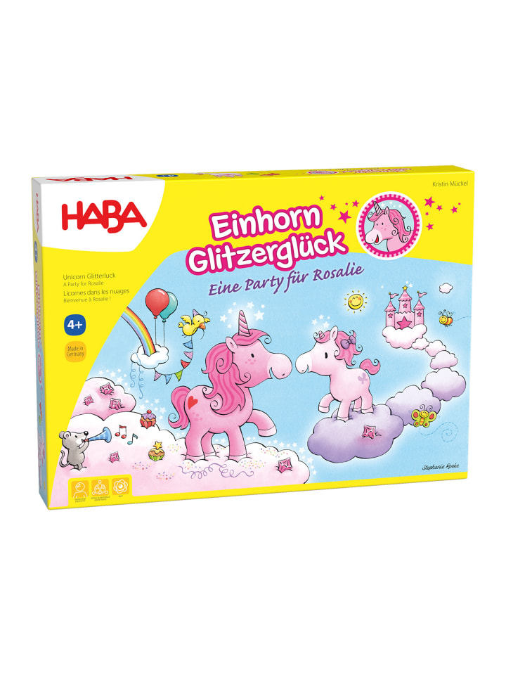 Haba Spiel Einhorn Glitzerglück – Eine Party für Rosalie in mehrfarbig günstig kaufen onesize
