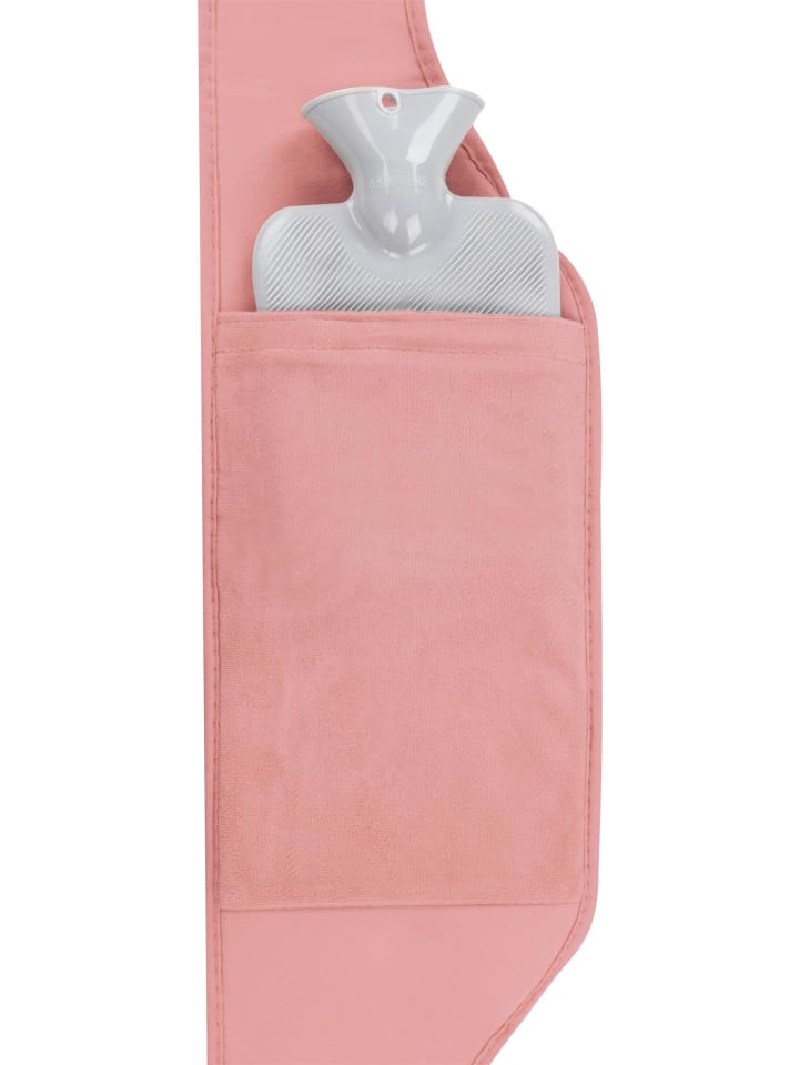 normani Wärmflasche mit Gürtel und Bezug Nikiski in Rosa günstig kaufen onesize
