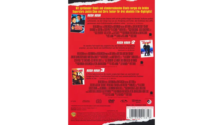 Rush Hour - Trilogy  [3 DVDs]