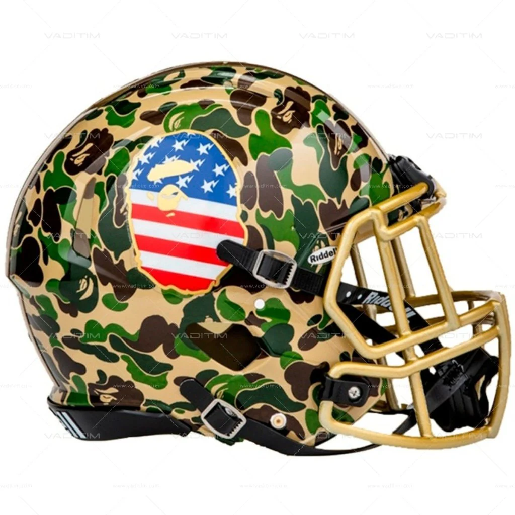 BAPE x adidas Riddell Helmet Green