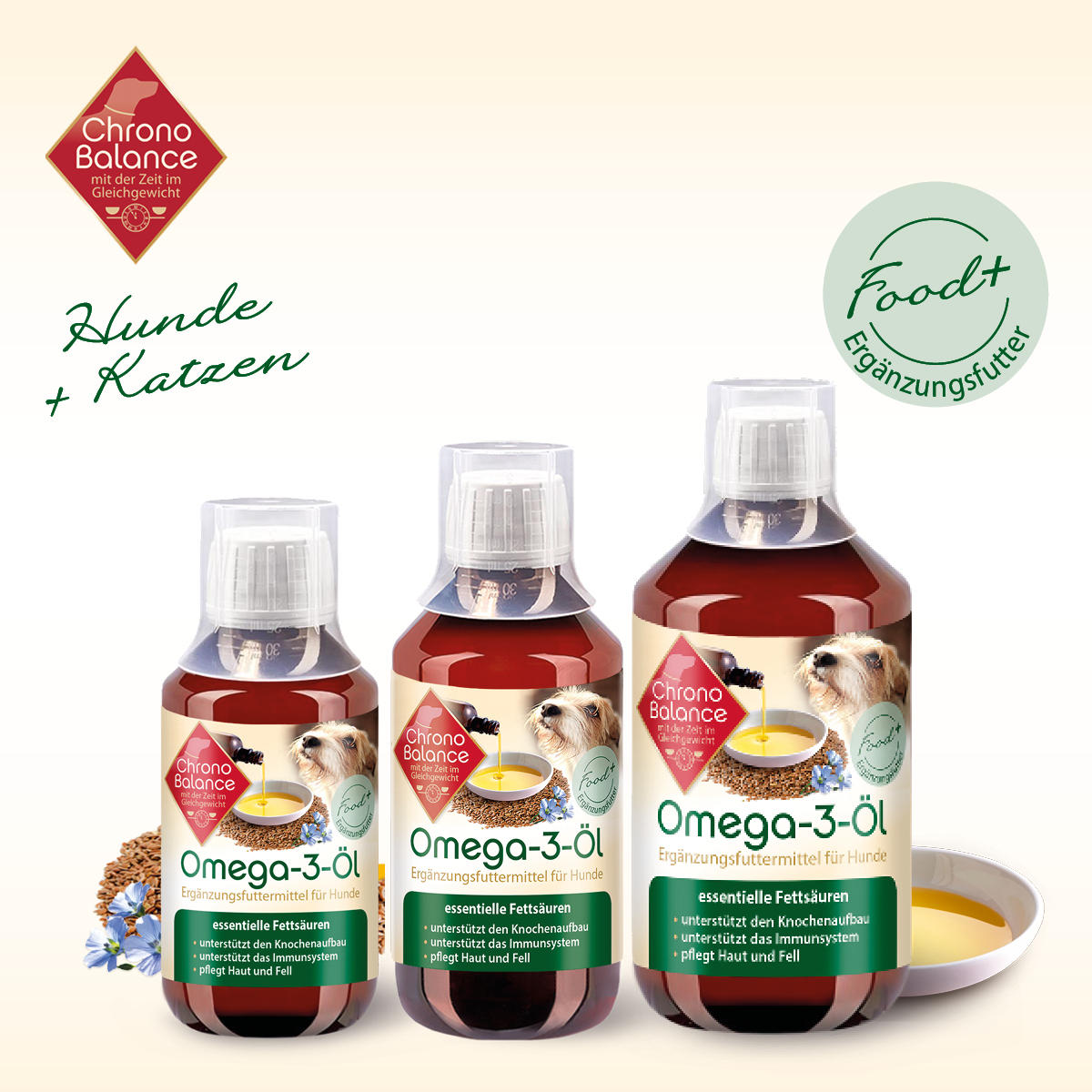 ChronoBalance Ergänzungsfutter & Aufzucht ChronoBalance natürliches Omega-3 Öl 100 ml