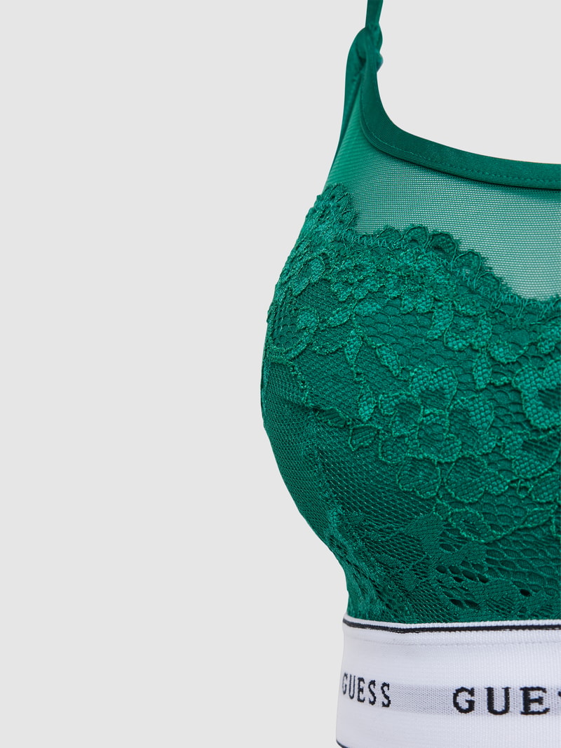 Bralette mit elastischem Bund Modell 'BELLE' in grün