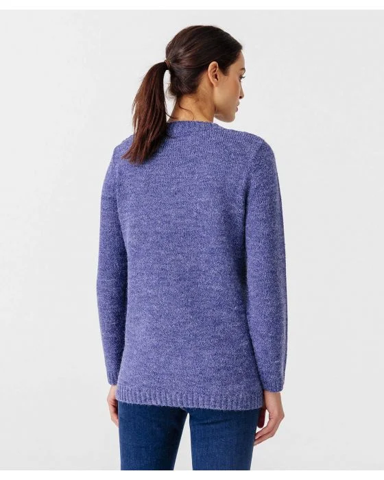 Cardigan maille chinée chaude Thermolactyl