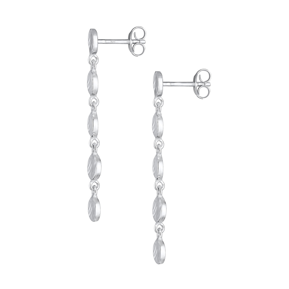 Elli Elli Boucles d'Oreilles Plaquettaires Antique Boucles d'oreilles Femme - (925/100 Boucles d'oreilles