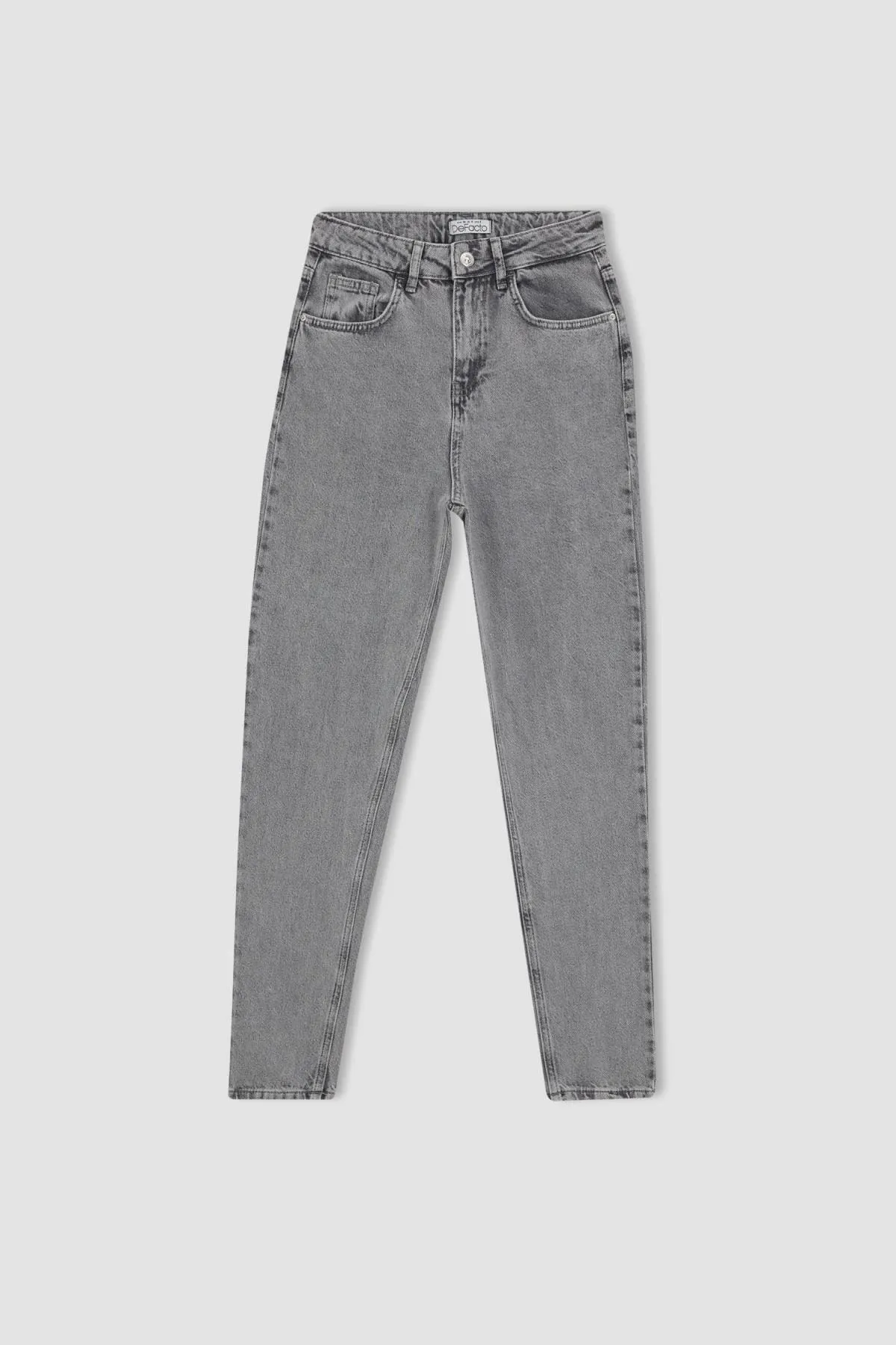 DeFacto  Lina Mom Fit, bequeme Passform, hohe Taille, leicht, schmales Bein, knöchellange Jeanshose A7491ax23sm