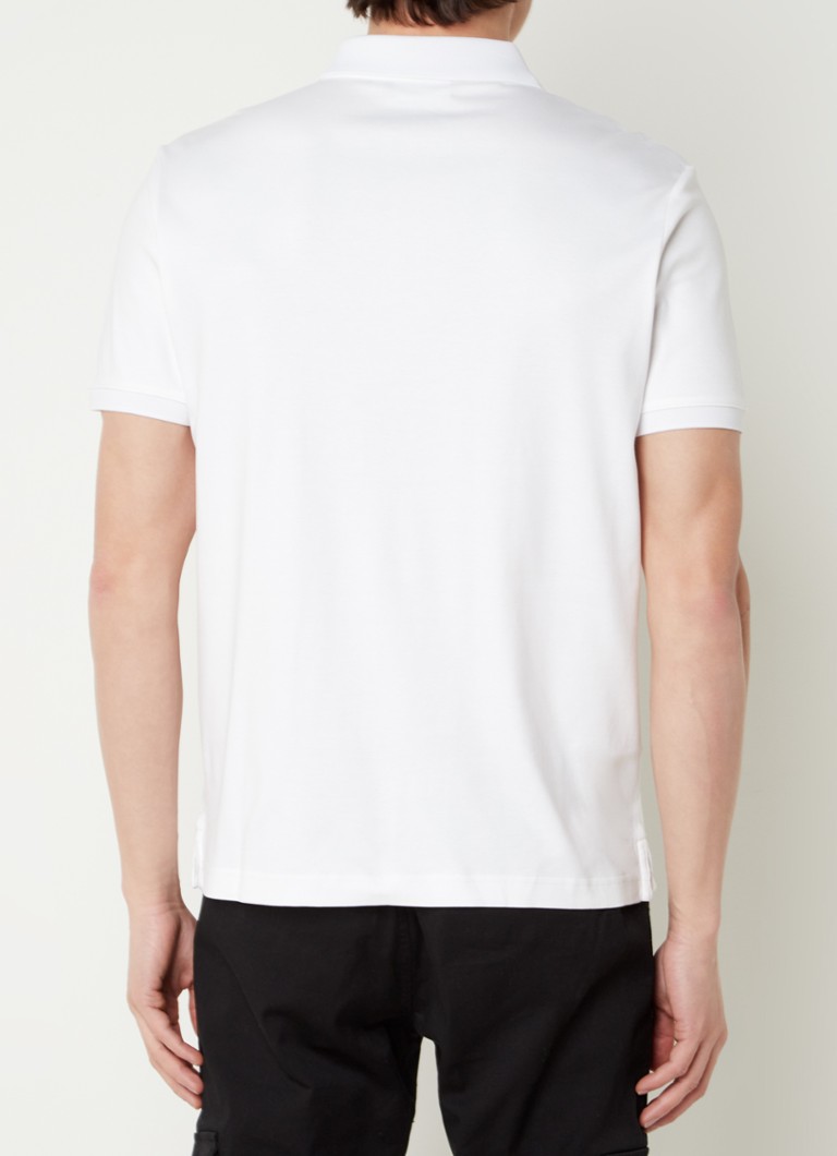 Calvin Klein Regular fit polo with logo and half zip