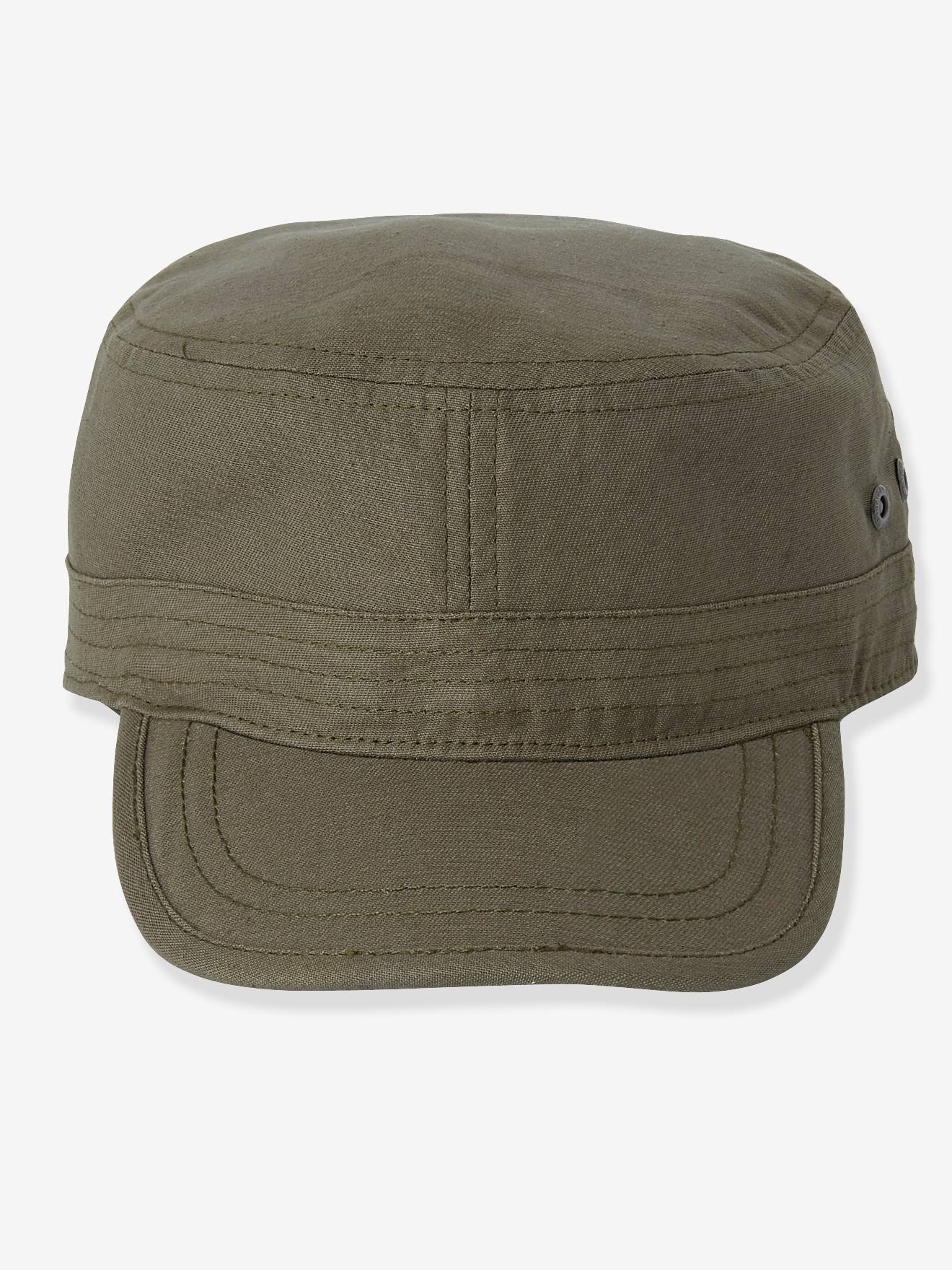 Casquette baroudeur garçon kaki