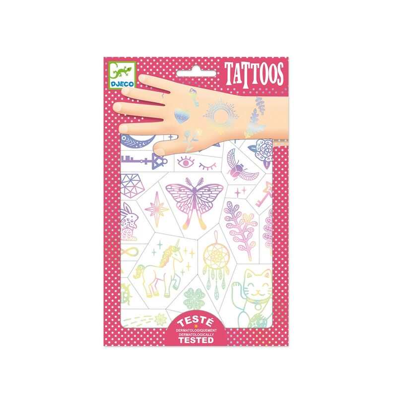 2 planches de tattoos Lucky Charms Djeco