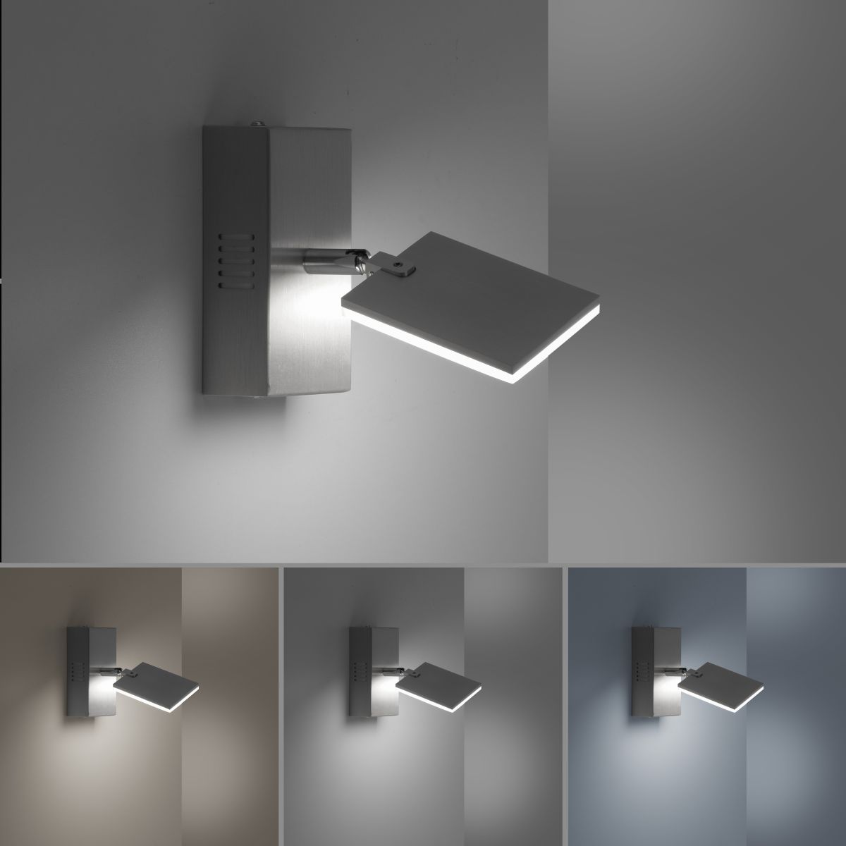 Paul Neuhaus 1-flg LED Spot Pure-Mira Aluminium