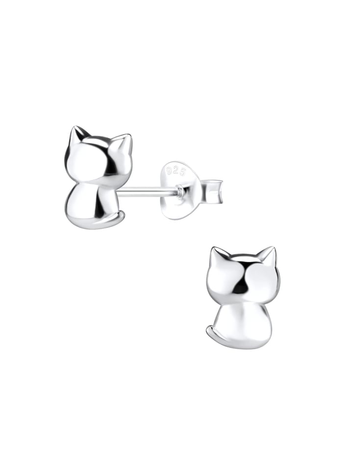 Alexander York Ohrstecker KATZE in 925 Sterling Silber, 2-tlg. günstig kaufen onesize