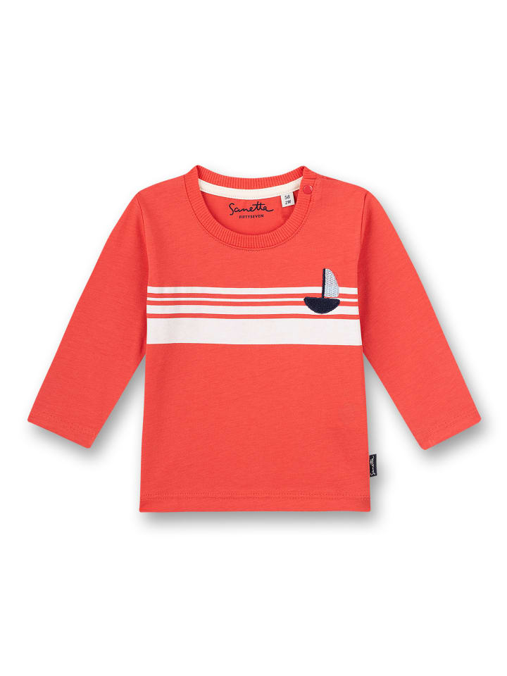 Sanetta Langarmshirt in Rot günstig kaufen 62
