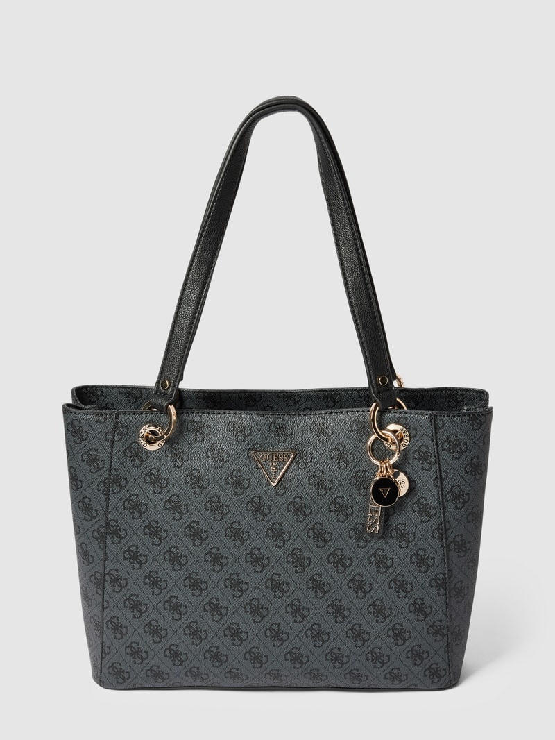 Shopper mit Label-Detail Modell 'NOELLE' in graphit