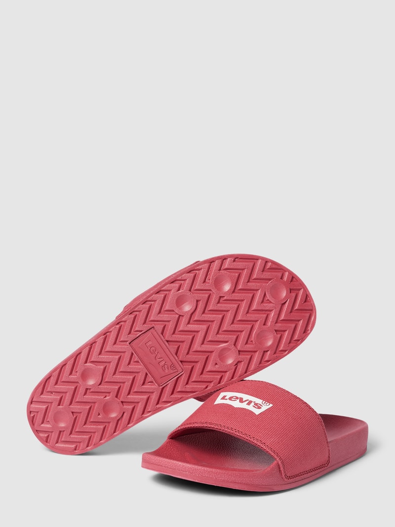 Slides mit Label-Print Modell 'JUNE' in pink