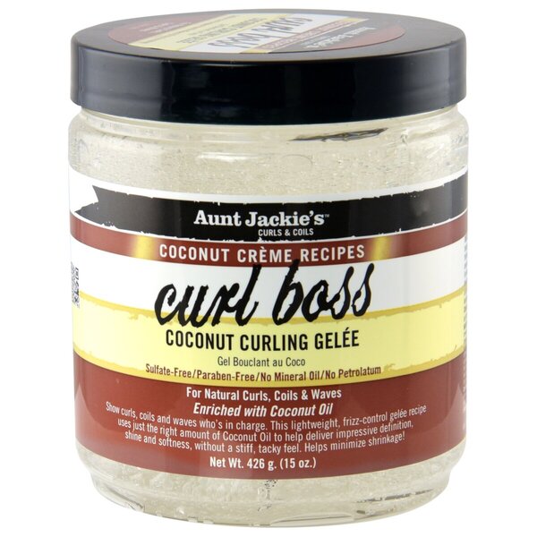 Aunt Jackie's kókuszkrém receptek Curl Boss kókuszos hajsütőzselé 426 g