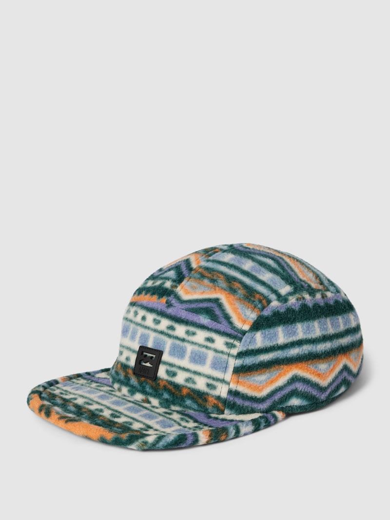 Basecap mit Allover-Muster Modell 'ADIV' in bleu