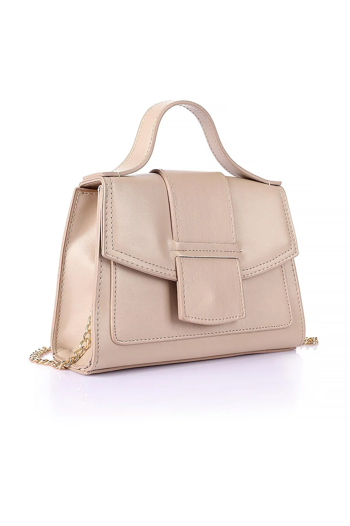 Getcho  Martina Damen-Handtasche und Umhängetasche mit Kettenriemen