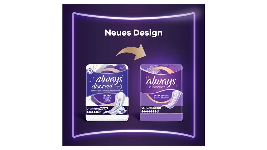 Always Discreet Inkontinenz Ultimate Nacht