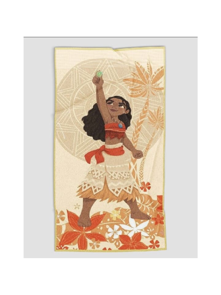 Disney Vaiana Strandtuch – 70x140 cm 100% Polyester für den perfekten in Mehrfarbig günstig kaufen 140