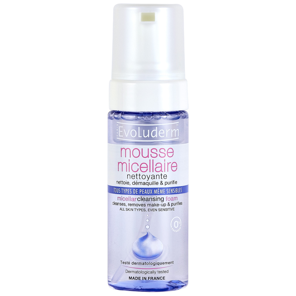 evoluderm Mousse Micellaire Mousse Micellaire Nettoyante - 150 ml