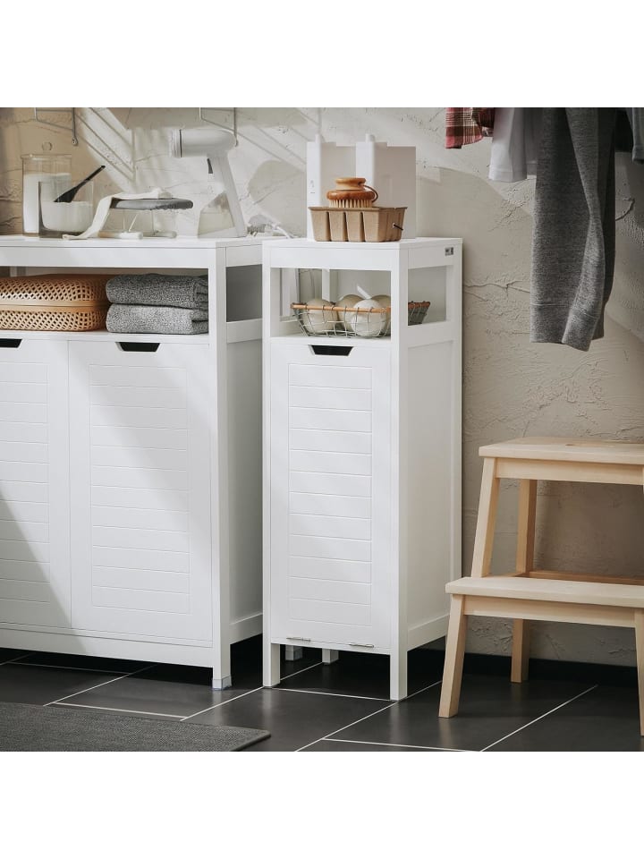 SoBuy Wäscheschrank in Weiß - (B)30 x (H)90 x (T)30cm günstig kaufen onesize