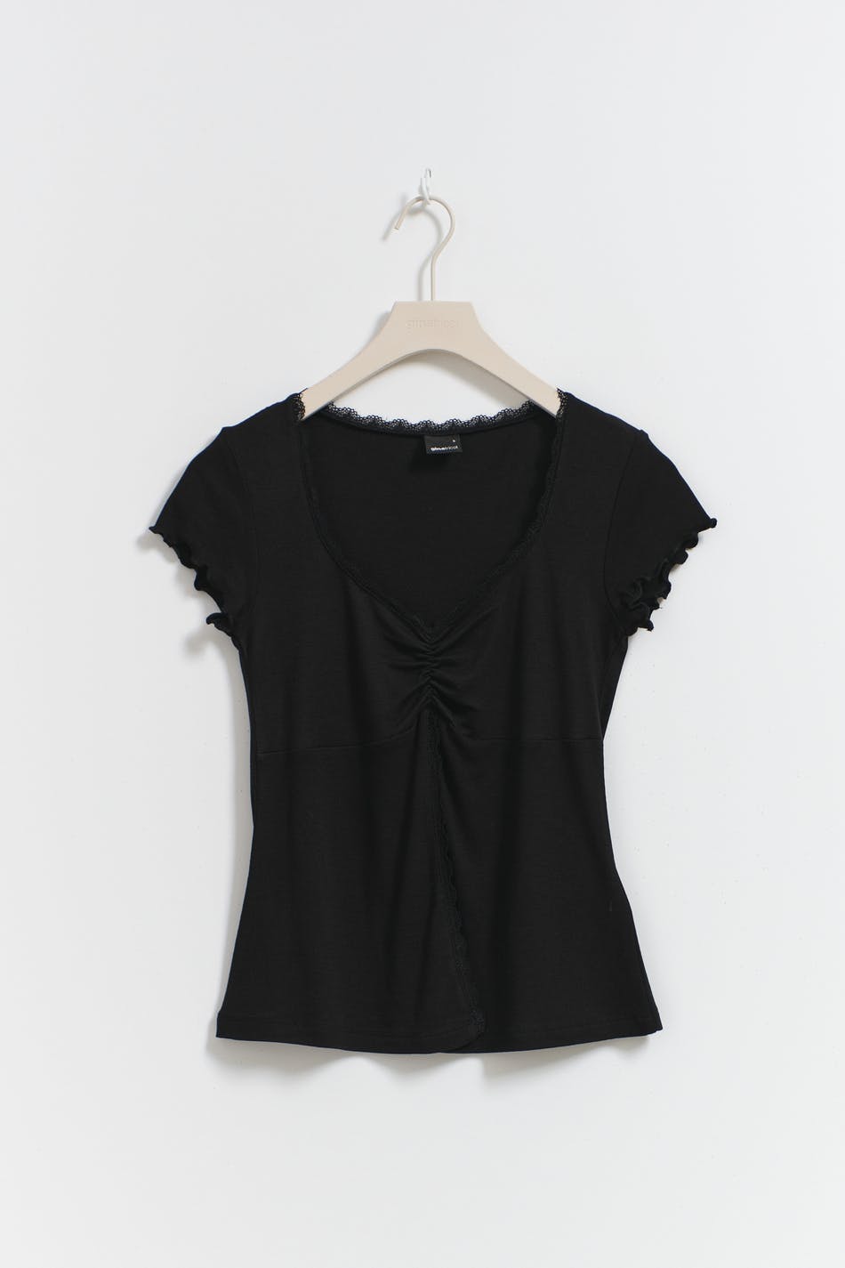 Lace detail top