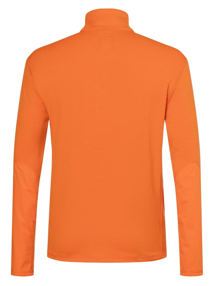 super.natural Merino Hoodie M ALPINE TECHNO in orange günstig kaufen