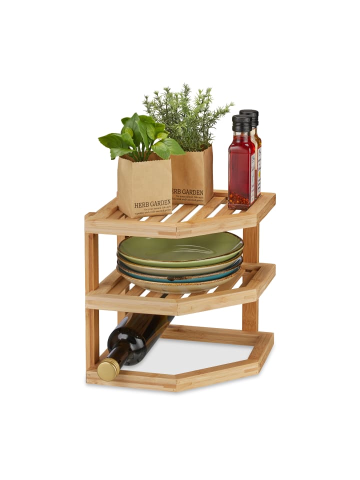 relaxdays Schrankeinsatz in Natur - (B)25,5 x (H)25,5 x (T)25,5 cm günstig kaufen onesize