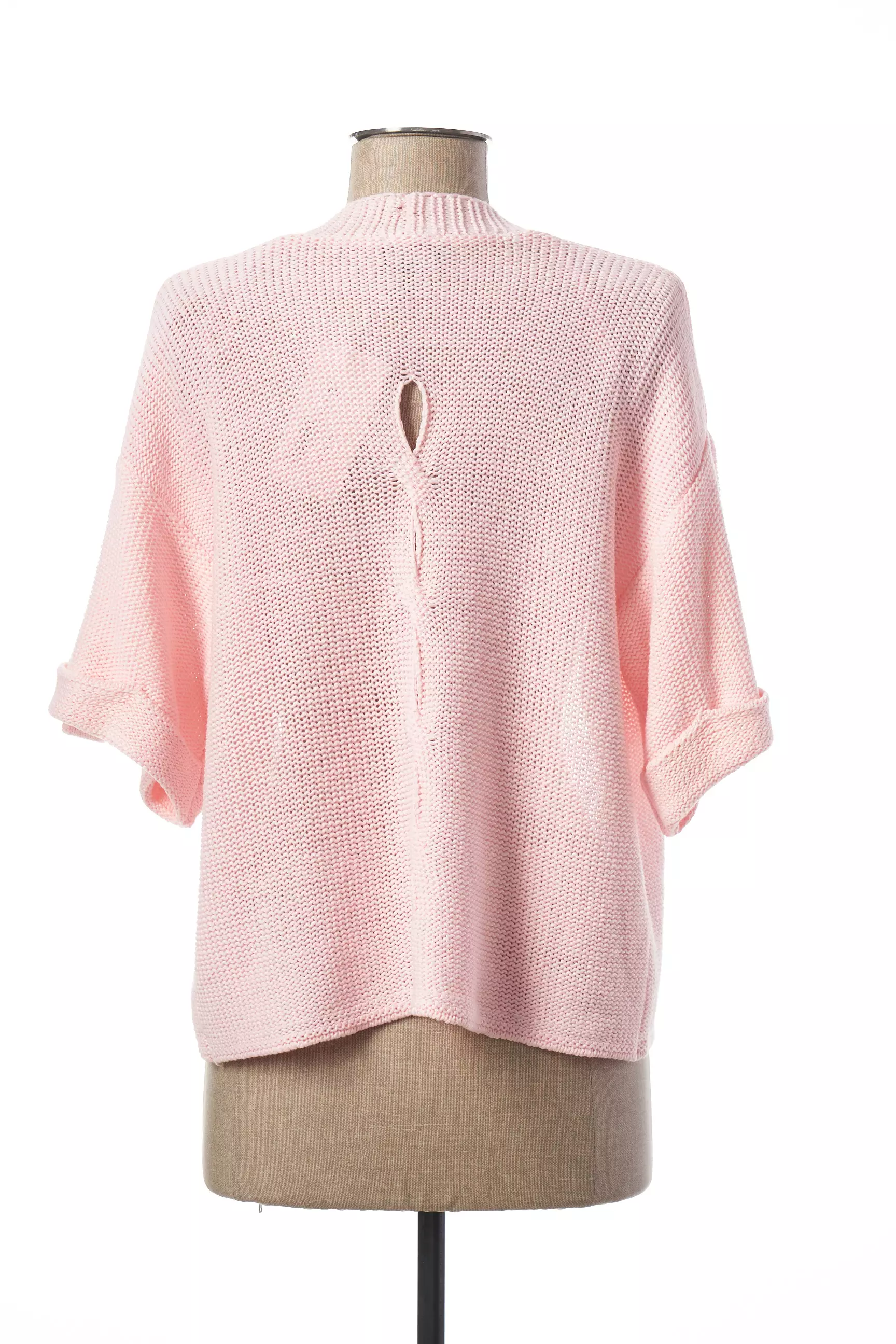 Marble Cardigans Femme couleur rose