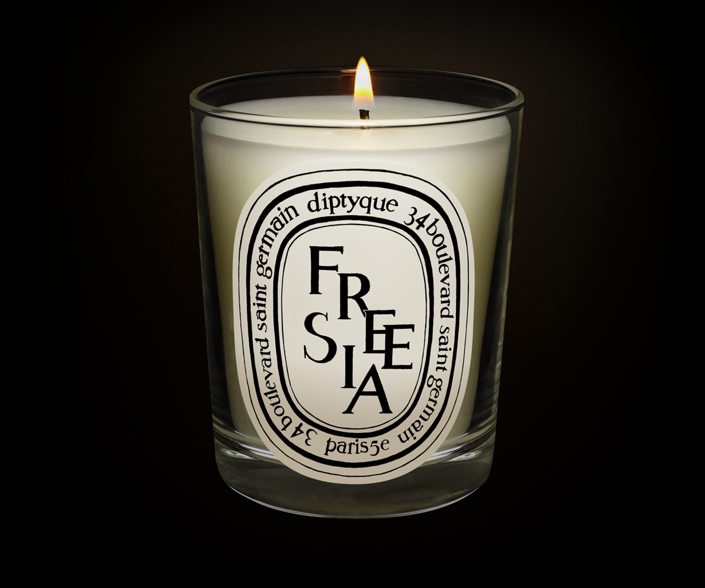 Freesia - Bougie modèle classique