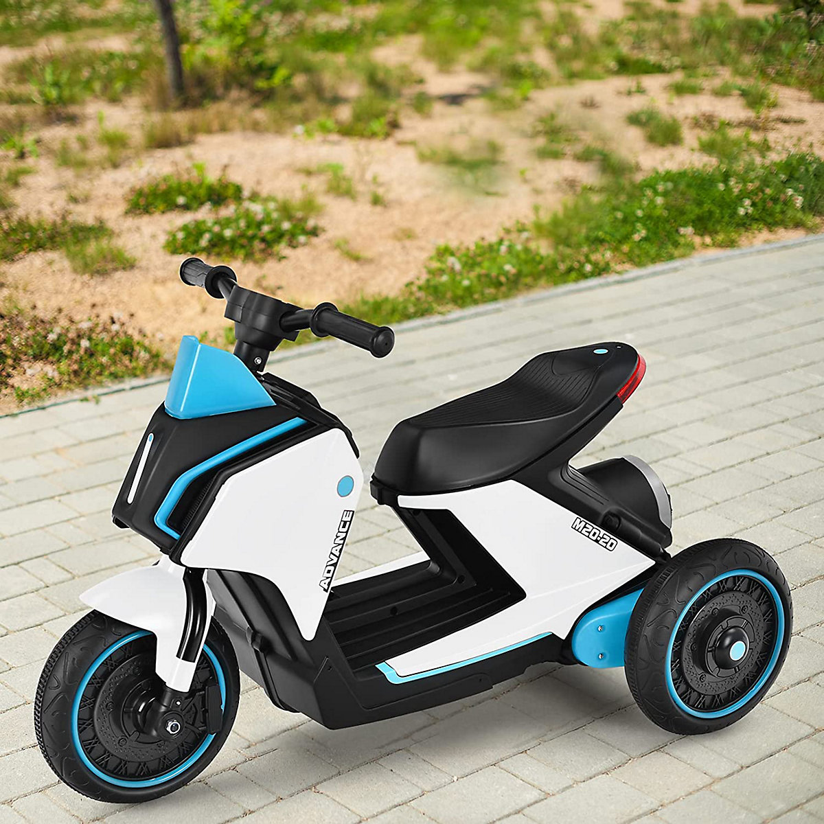 Motorrad Dreirädrig mit Scheinwerfer&Rücklicht