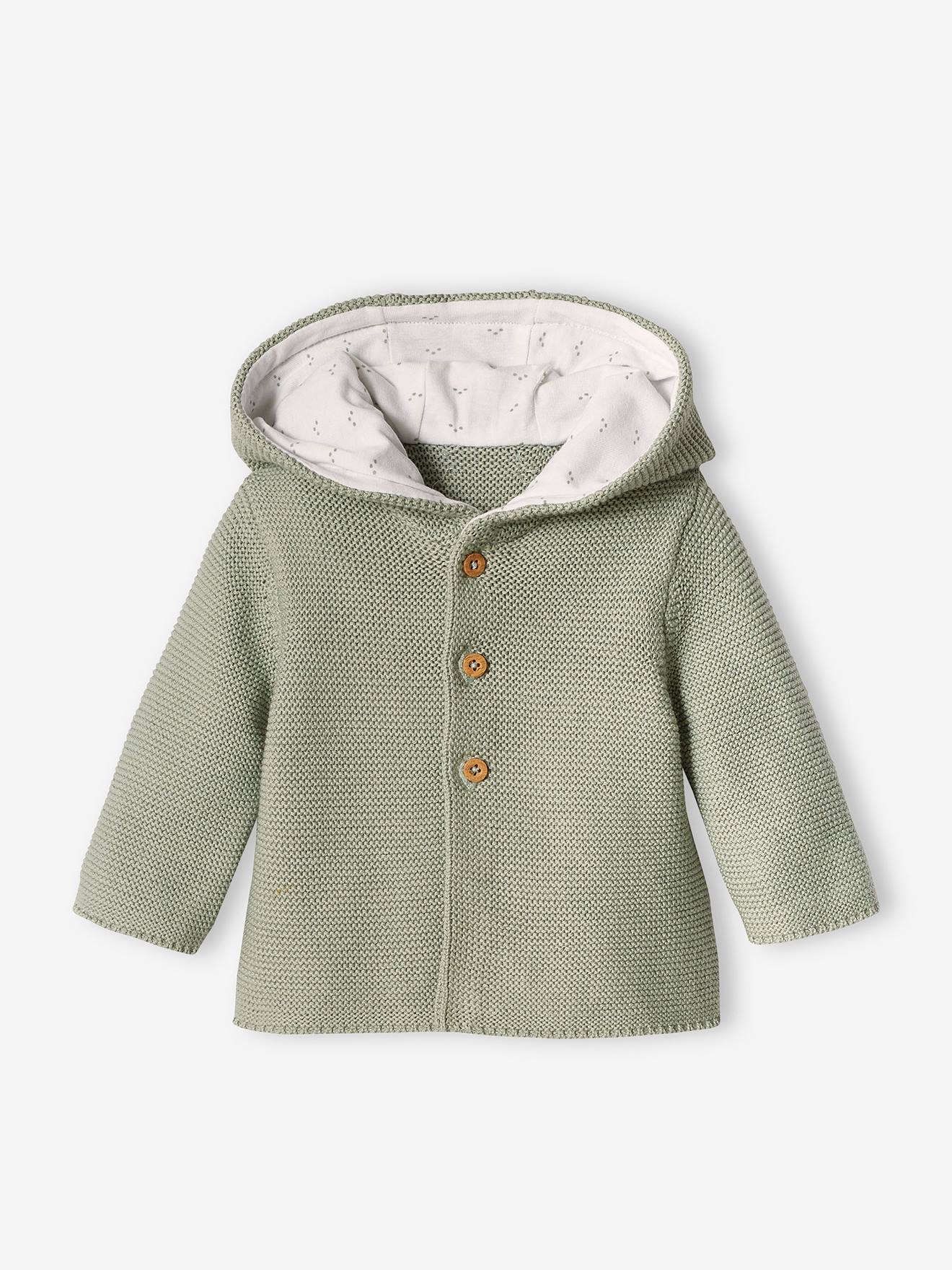 Vertbaudet Neugeborenen-Set: Strickjacke, Hose & Body - marine