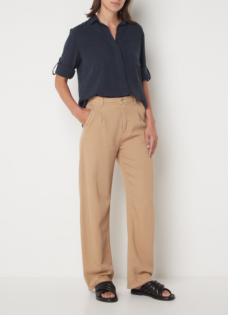 Bella Dahl Lyocell blouse with chest pockets