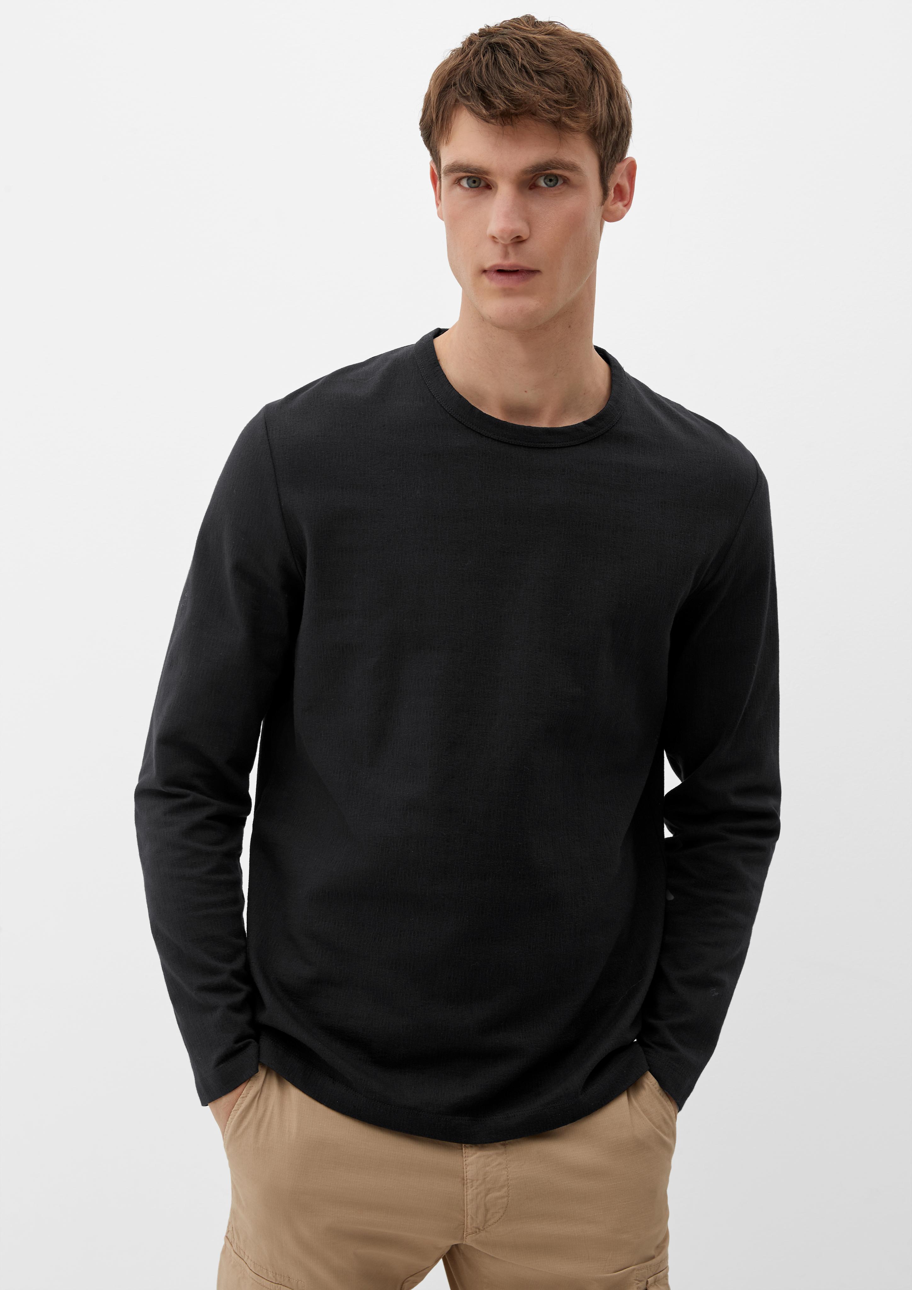 Longsleeve aus Seersucker  2129475-9999