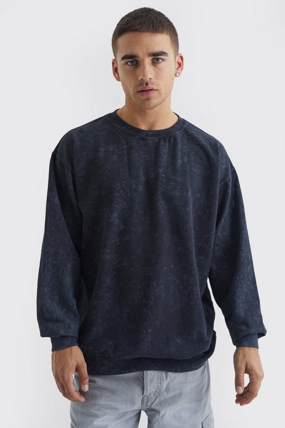 Oversize Sweatshirt mit Renaissance-Print