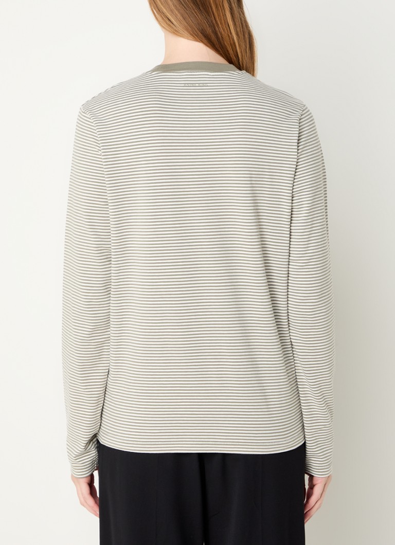 Camicia a maniche lunghe Anine Bing Rylan in cotone biologico con stampa a righe