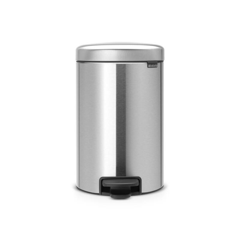 BRABANTIA Treteimer NewIcon BRA113604 Grau Stahl 12 L