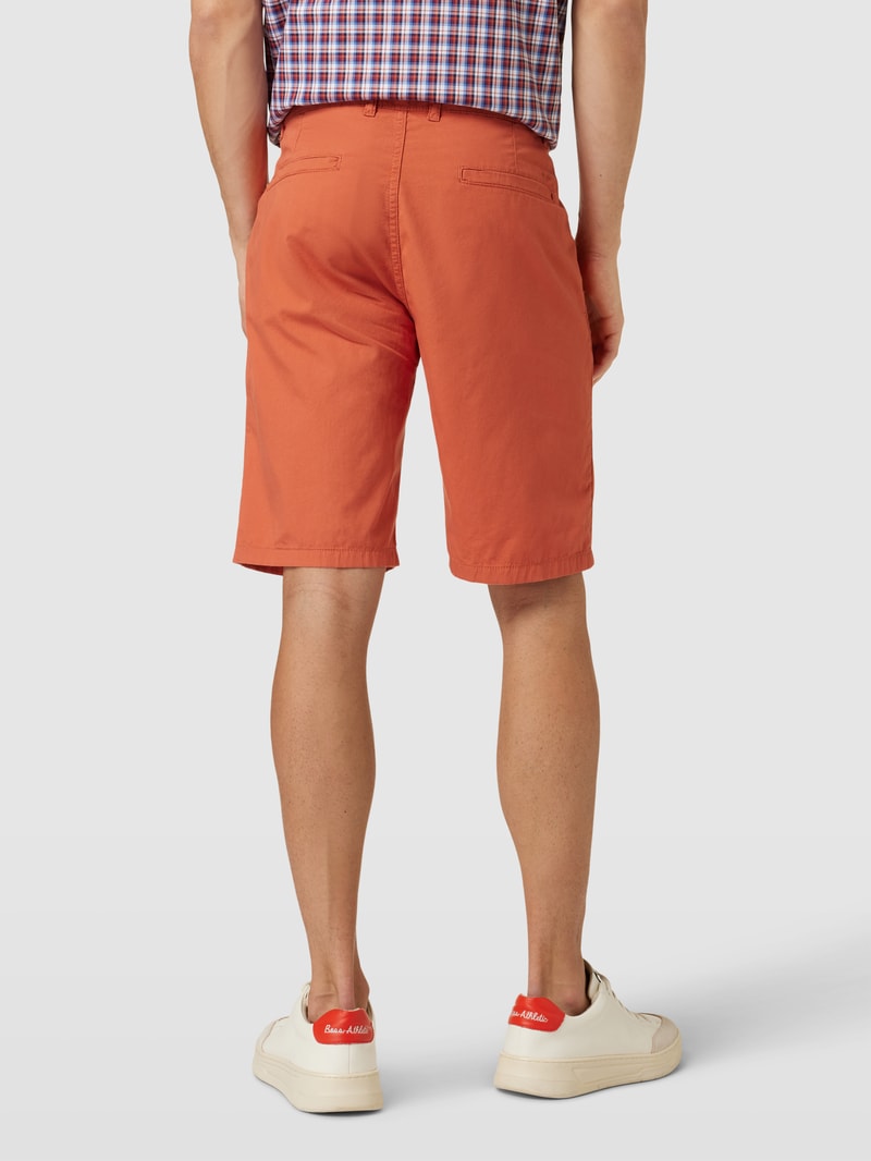 Bermudas mit französischen Eingrifftaschen in lachs
