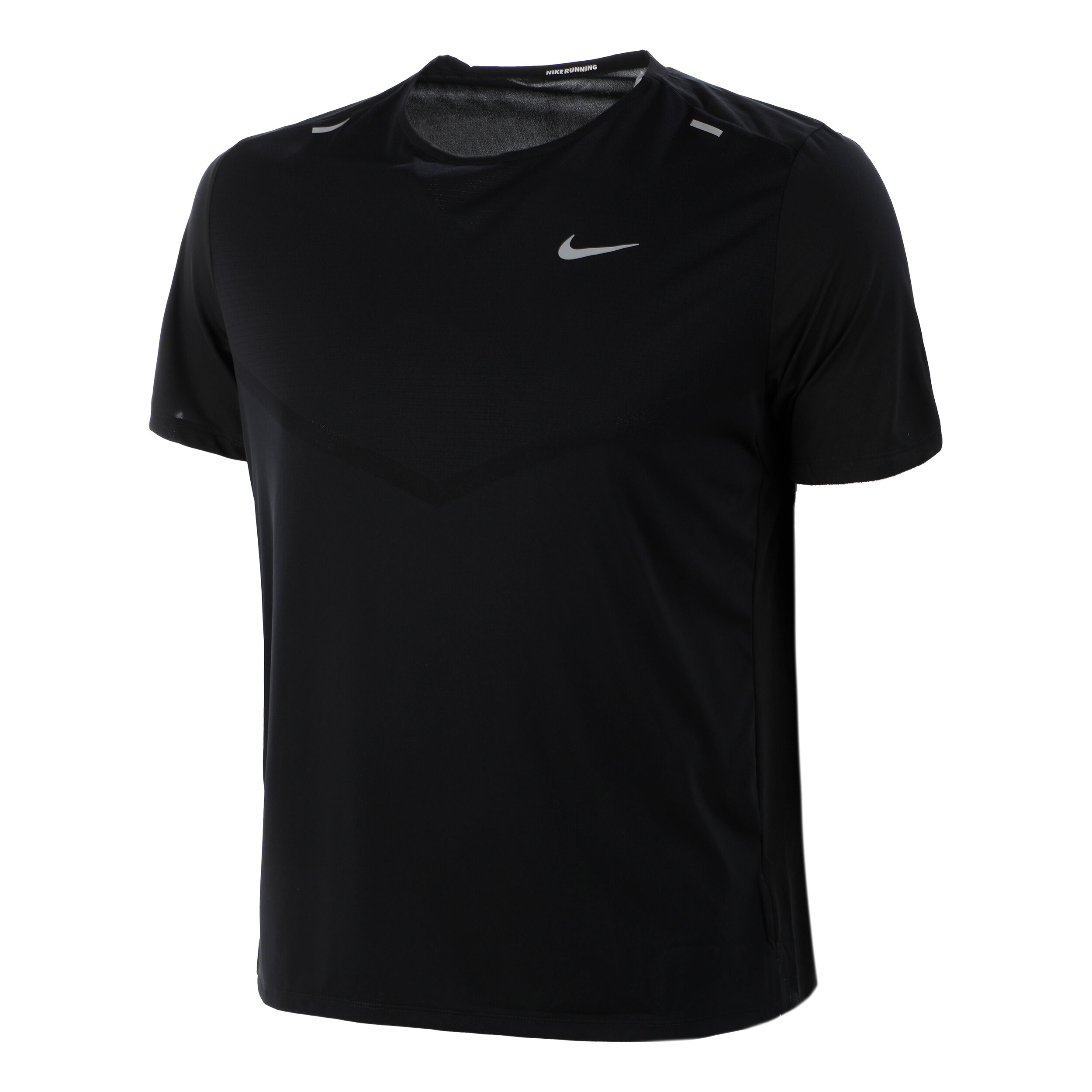 Dri-Fit Rise 365 Laufshirt Herren - Schwarz, Silber
