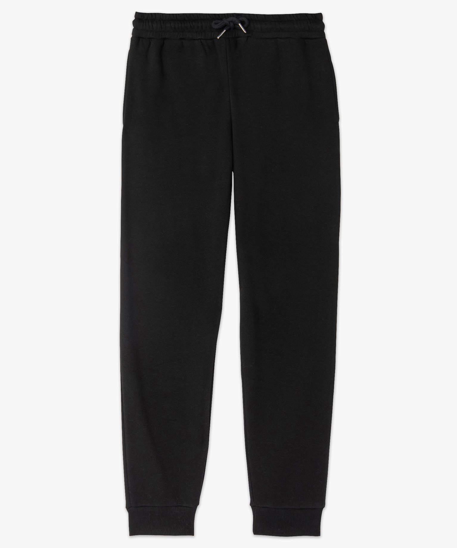 Pantalon de jogging homme molletonné noir | GEMO