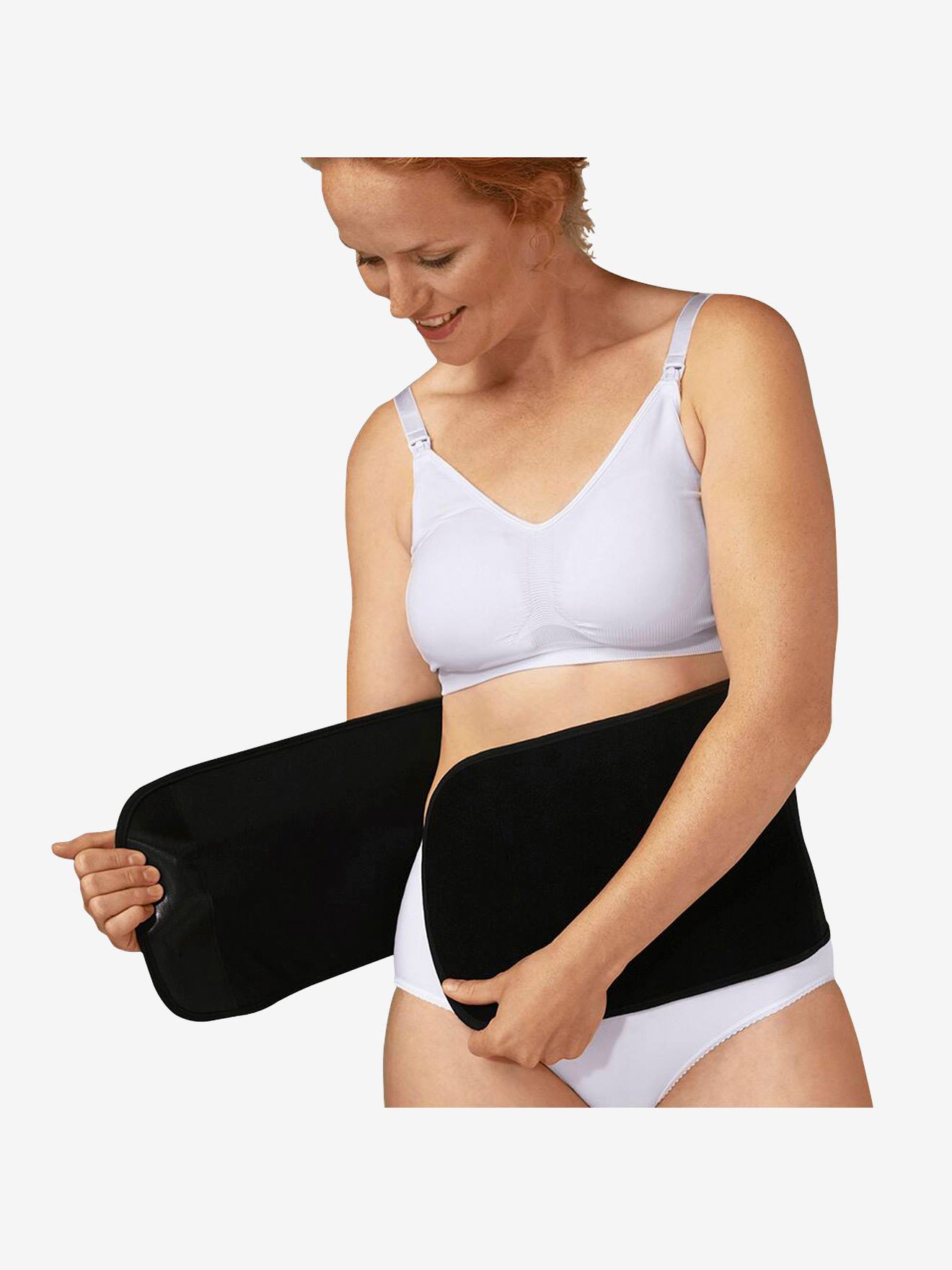 Gaine abdominale post-grossesse CARRIWELL noir