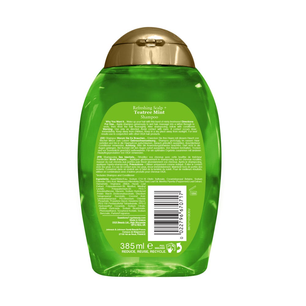 OGX Tea Tree Mint Extra Strength Shampoo 385 ml