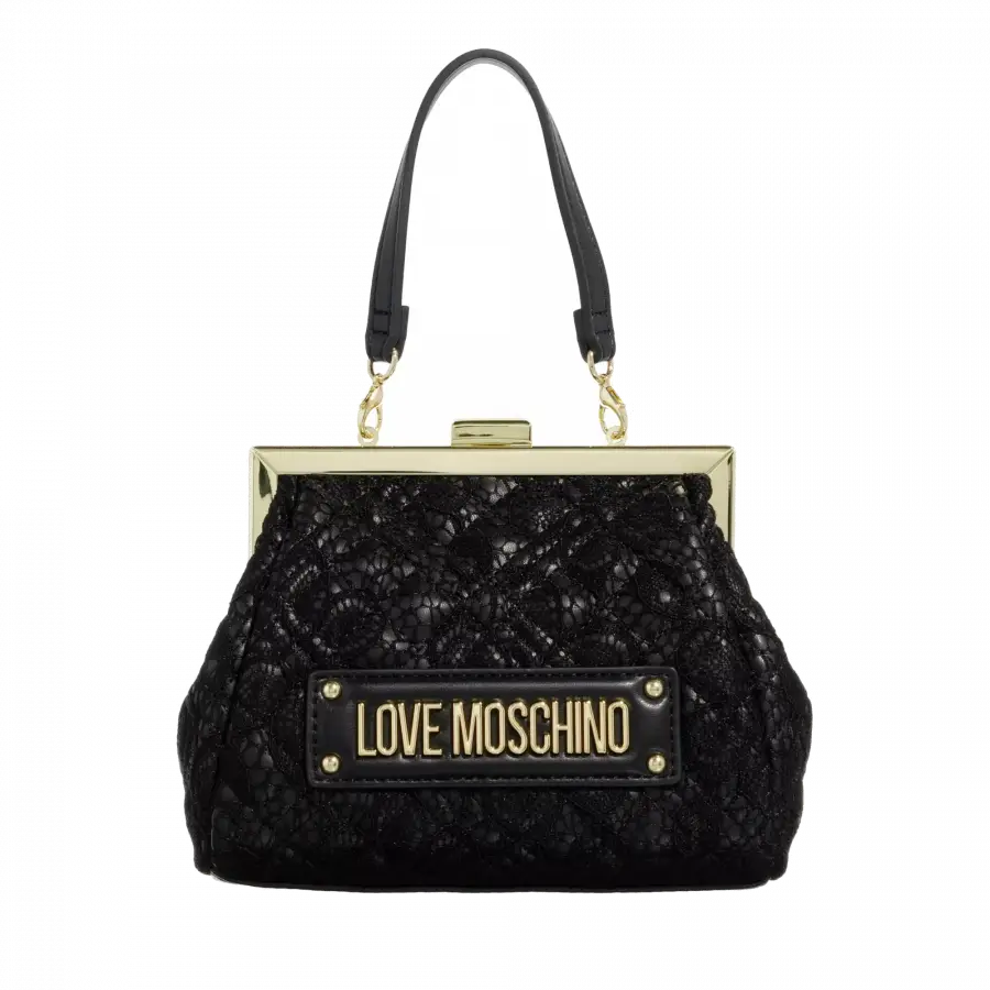 Love Moschino - Love Moschino Shoulder Bags Leder Black - schwarz