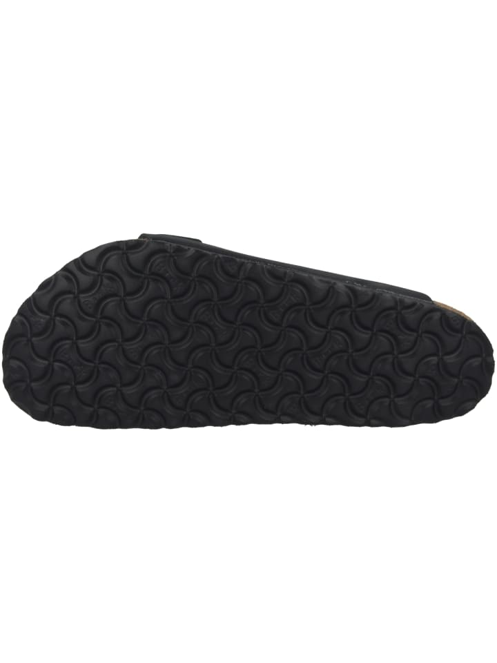 Birkenstock Sandale Arizona SFB geöltes Nubukleder Weichbettung normal in schwarz günstig kaufen